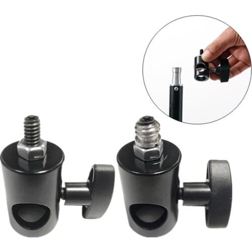 1/4" 3/8" Thread Interface Rapid Adapter Converter Multi Functional Mount Bracket Adapter for Light Stand Photography Speedlight