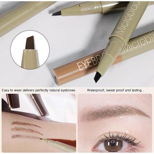 1 Pcs Eyebrow Marker Pencil Waterproof Microblading Pen Makeup Eyebrow Eyebrows Tattoo Shades Thin Pencil Brow Eye L2C2