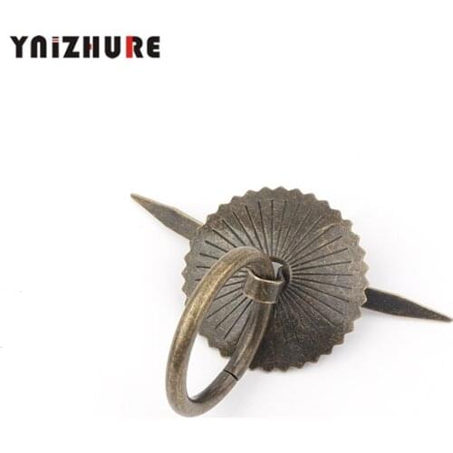 2pcs 29*40mm Teapot Antique Alloy Drawer Door Closet Cupboard Pull Cabinet Knobs And Handles Ceramic Jars Wooden Box Handle