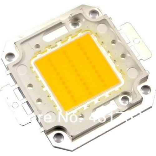 2pcs LED Lamp Chip 10W 20W 30W 50W 100W Cold White Warm White COB For LED Flood Light 45*45mil High Power SMD Spotlight 30-36V