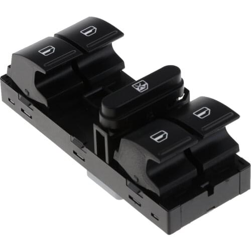 4 Buttons Electric Driver Side Window Panel Switch Control Replacement 1Z0959858B for Skoda