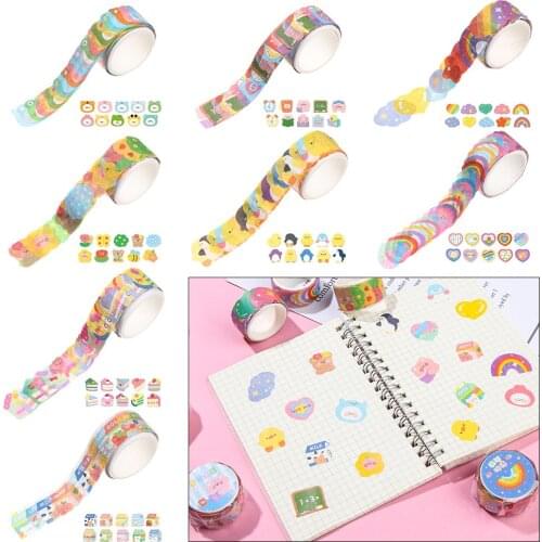 Adhesive Kawaii DIY Decorative Scrapbooking Sticker Diary Label Sticky Paper Washi Tape