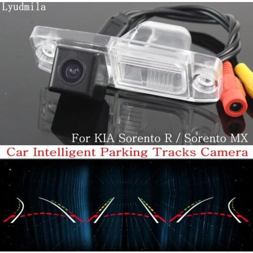 Lyudmila Car Intelligent Parking Tracks Camera FOR KIA Sorento R / Sorento MX 2010~2015 HD CCD Back up Reverse Rear View Camera