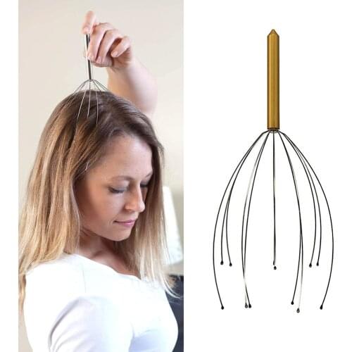 Claw Metal Massager Head Relaxation Massager Neck Massage Scalp Massage Relieve Pressure Stimulate Blood Circulation