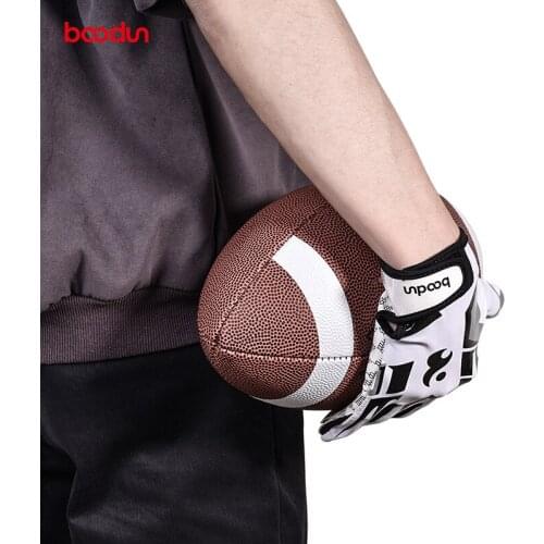 Men Women Rugby Gloves Full Finger Breathable Anti-slip Silicone Baseball American Football Gloves Outdoor Hiking Gloves