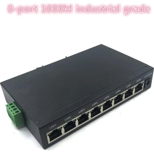 Lighting Protect Port 8 Poe 10/100/1000M Industrial Switch gigabit switch 8 gigabit switch gigabit switch ethernet switch