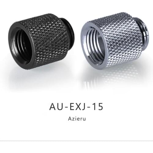 Azieru AU-EXJ-15 15MM extension seat G1/4 thread internal thread extension seat Water Cooling