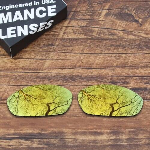 ToughAsNails Polarized Replacement Lenses for Oakley Whisker Sunglasses Gold Mirrored Color (Lens Only)