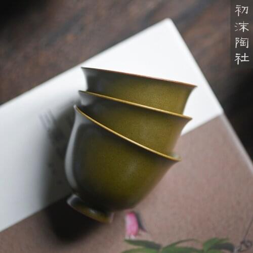 ★At the beginning of foam at the end of the jingdezhen tea masters cup tea chicken ceramic cups large single cylinder cup