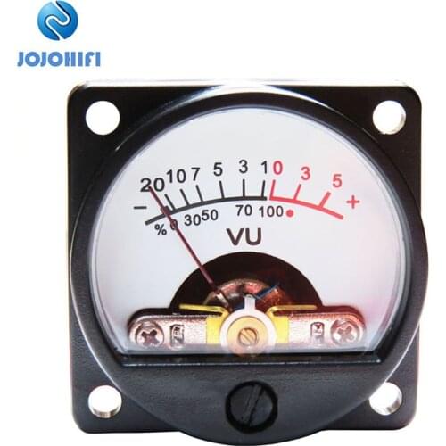 VU Meter Y-34 Table Radio Head Amplifier Accessories with Heating Backlight 6-12V Lamp UV Level Meter Audio Table DB Table
