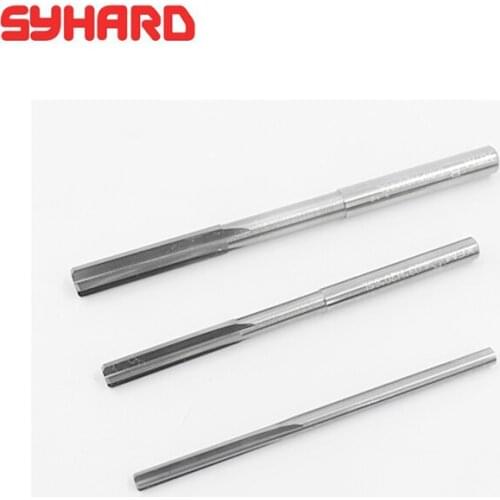2pcs/lot Dia2.06-2.95mm Tungsten Steel Reamer H7 Machine Straight Shank Milling Reamers Precision Chucking Machine Cutter Tool