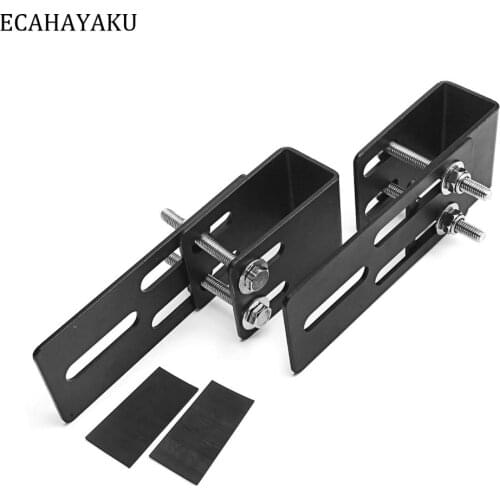 2piece Universal Car Durable Luggage Mounting Bracket Vehicle Spotlight Strip Light Stand Roof Bag Rack For SUV Off Road Vehicle