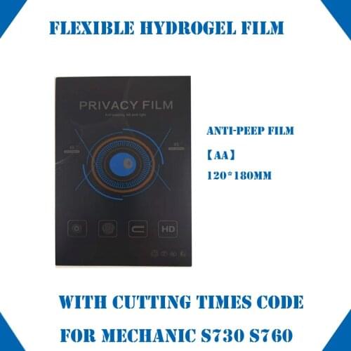 MECHANIC 50pcs Flexible hydraulic film for mobile phones Screen Front Film Cut For S760 Auto Film Cutting Machine