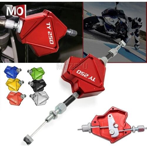 Motorcycle CNC Aluminum Stunt Clutch Lever Easy Pull Cable System For YAMAHA TY250 TY 250 1991-1996 1992 1993 1994 1995