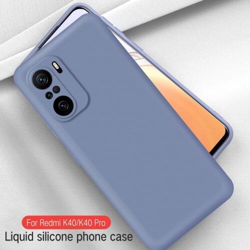 Cover For Xiaomi Redmi Note 10 Pro Max Case Liquid Silicon Soft TPU Shockproof Bumper Phone Case For Redmi K40 Note 10 Pro Cover