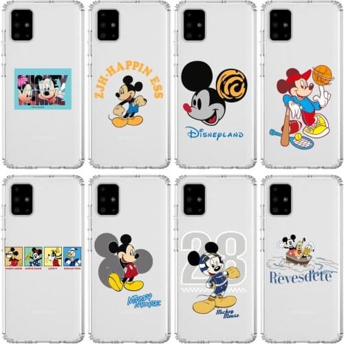 Disney nice Anime Style Transparent Phone Case Hull For Samsung Galaxy A50 A51 A20 A71 A70 A40 A30 A31 80 E 5G S Shell Art Cell