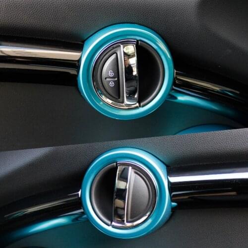 Car Door Handle Decoration Cover Sticker For MINI COOPER S ONE F56 Interior Accessories Modification Styling Poignée de porte