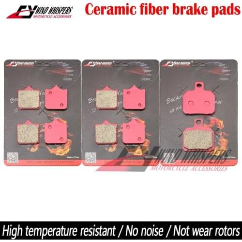 Motorcycle Ceramic Front Rear Brake Pads For Ducati 749 Dark R S 2003 2004 2005 2006 999 S R Xerox 2003-2006