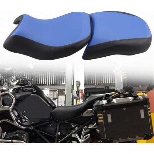 Motorcycle Front Rear Seat Pillion Cushion For BMW 13-17 R1200GS R1250GS ADV Adv Leather Saddle Seat Cover Protecting Cushion