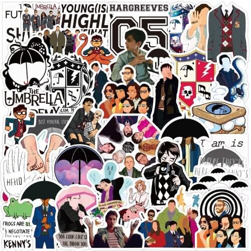 10/30/50pcs/pack The Umbrella Academy Classic TV Show Graffiti Stickers Laptop Luggage Phone Bike Car Sticker Decal Kid Toy