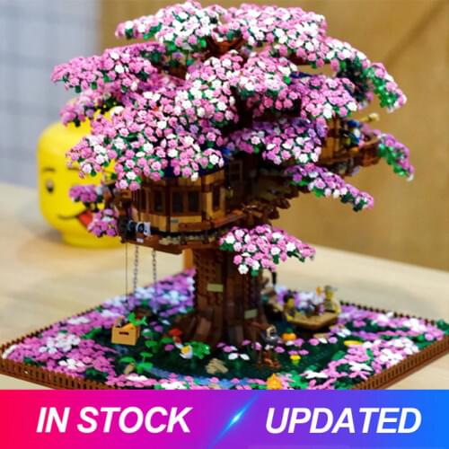 New Cherry Tree House Compatible Idea Series 21318 Building Blocks Bricks Educational Toys Birthdays Christmas Gift