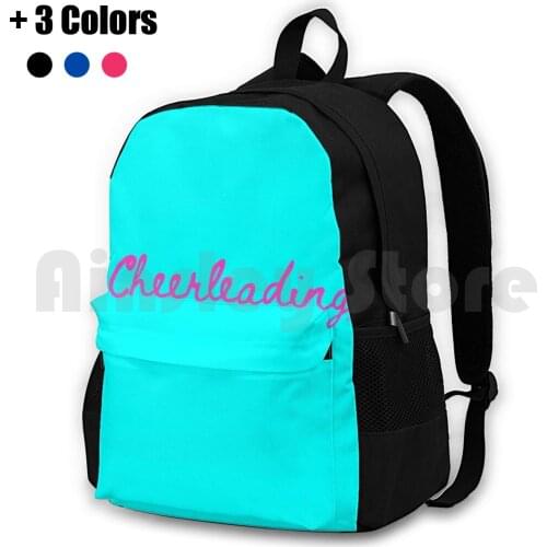 #Cheerleading Outdoor Hiking Backpack Waterproof Camping Travel Cheerleading American Football Bobble Cheerleader Sports