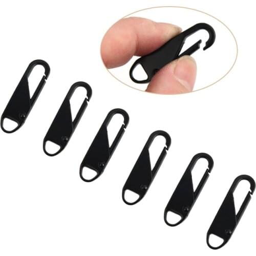 2pcs Fashion Zipper Slider Puller Instant Zipper Repair Kit Replacement For Buckle Travel Bag Suitcase head zippers