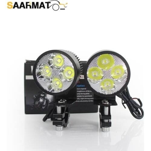 LED Motorcycle bicycle Headlight fog lights bulb DRL lamp 12V-80V Auxiliary driving lamp LED Motorbike 6000k High Brightness