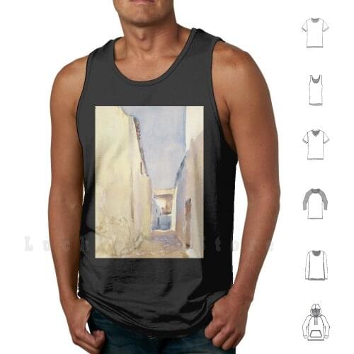 Tangier By John Singer Sargent Tank Tops Vest 100% Cotton 19h Century Art 19th Century Painters 20th