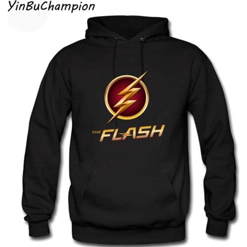 Sweatshirt Men The Flash The BIG BANG Theory Superhero Tracksuits Pullover Outwear Anime Cotton Sportwear Mens Hoodies Hoody