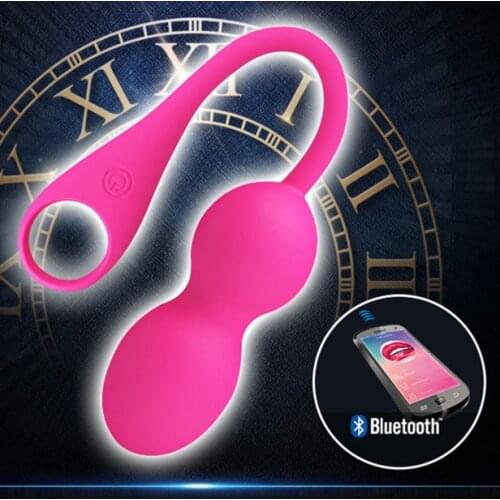 Pretty Love Bluetooth APP Remote Control G Spot Bullet Vibrator 12 Frequency Vibrating Vaginal Ball Sex Products Women Sex Toys