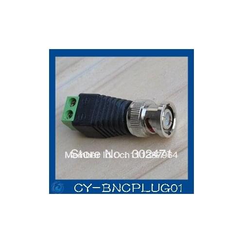 10PCS Mini Coax CAT5 To Camera CCTV BNC Video Balun Connector Adapter