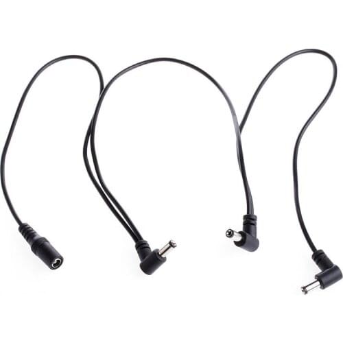 2019 New 3 Way Daisy Chain Power Supply Splitter Effect Pedal Cable for Electric Guitar Electrical Equipment