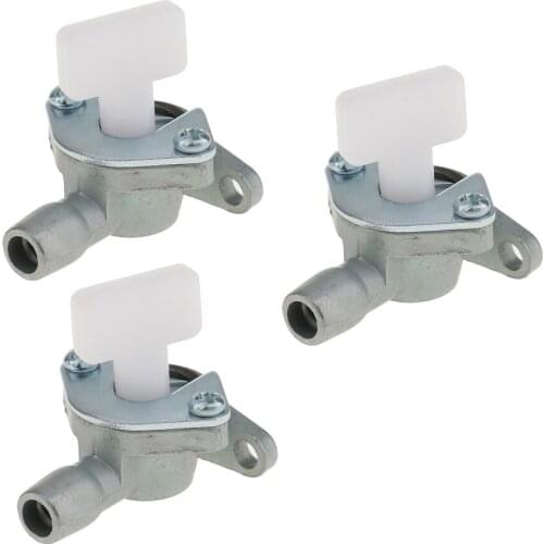 3x Carb Carburetor Fuel Oil ValveTap Switch f/49cc Mini Pocket Bike Quad ATV
