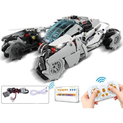 467 PCS Dual RC Drift Racing Car Electric Building Blocks Technical APP Program Remote Control Vehicle Brick Toys Boys Gifts