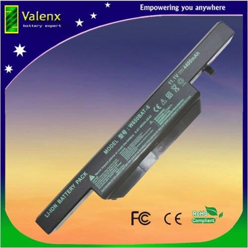 Laptop battery for Clevo W650BAT-6 6-87-W650-4E42 K590C-I3 K610C-I5 K570N-I3 K710C-I7 G150SG G150S K650D K750D K4 K5 P4 P5