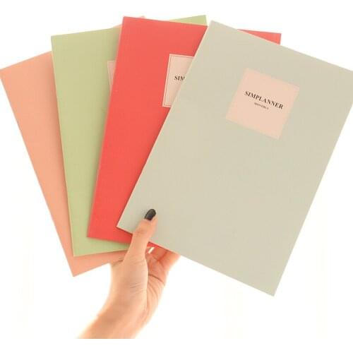 New Candy Color Solid Color B5 Notebook Notepad Creativity Journal Supply School Student Book Girl Gifts Office Stationery
