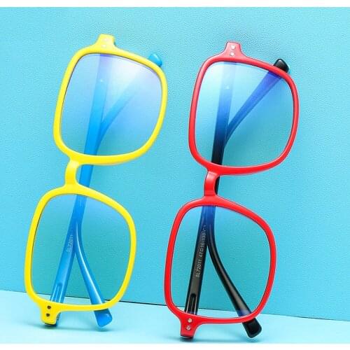 Anti Blue Light Childrens Eyeglasses Kids Boys Girls Computer Optical Frame Reflective Blocking Glasses UV400 Filter 2021 New