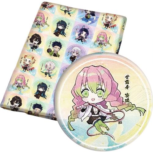 Diy 50*140CM flower pattern Polyester cotton Fabric Patchwor Printed for Tissue Kids Home Textile for Sewing Doll Dress Curtain