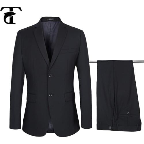 Business Solid Men Suits Costume New Street Casual Event Meeting Two-Buttons Slim Fit 48R Big Size Marriage Suit Terno Homme