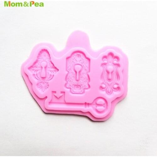 MPA2121 Key & Keyhole Shaped Silicone Mold Gum Paste Chocolate Ornamental Fondant Mould Cake Decoration Tools