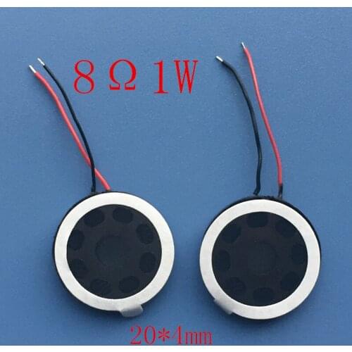 NEW 20PCS 8ohm 1W circular speaker small speakers speaker phone speaker diameter 20MM