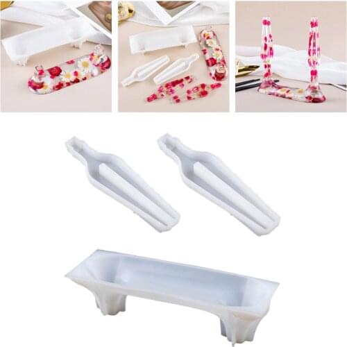 Chopsticks Forks Knives Storage Silicone Mold Jewelry Epoxy Resin Casting Jewelry Tool Making Diy Craft Home Decoration