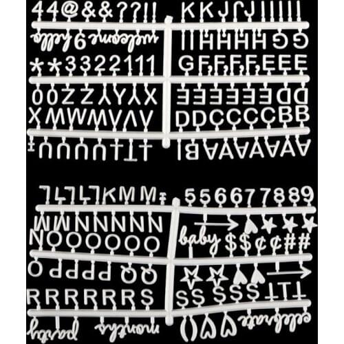 Characters For Felt Letter Board Used As Photo Clips For Changeable Letter Board