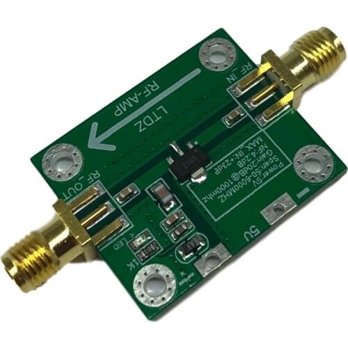 RF Power Amplifier Board Transmitter Circuit Board Amplifier Module 20dB Gain 50M-6000MHz SBB5089 RF Amplifier Board