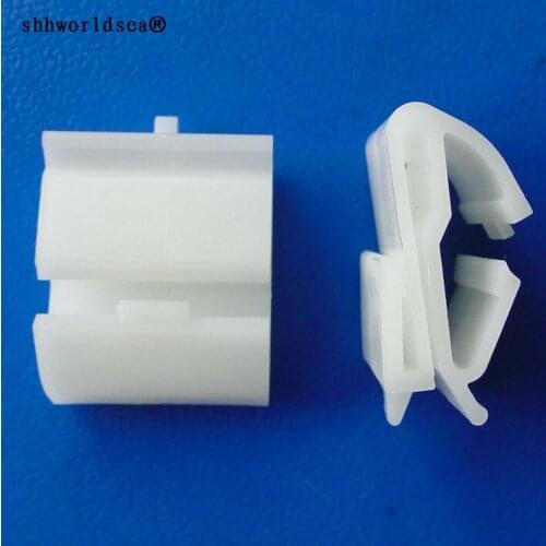Shhworldsea 100pcs auto clip and fasteners Door Belt Moulding Clip for Honda 90601-SH3-014