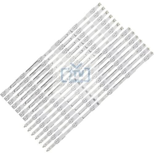 56PCS LED Backlight Strip 12 Lamp For Phi lips 55"TV LB55037 55PUH6400/88 55PUK6400/12 TPT550J1-QVN03.U 55PUX6400 LB55043 LB5505
