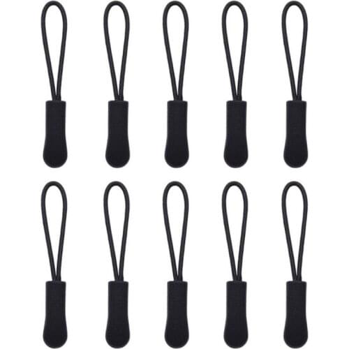 10pcs Useful A134 Non-slip Long Chain Tail Rope Zipper Rope Cable Head Zipper Handle Backpack Zipper Tailor Home Accessories