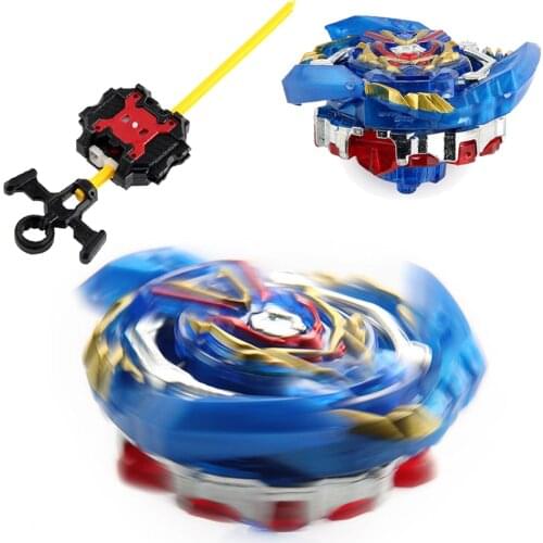 4D Burst Right Spinning Top W/ Launcher & Grip Set Kids Character Game B-134