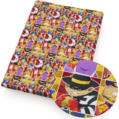 50*145cm Kawaii Food Cartoon Bullet Textured Hamburger Liverpool Bubble Fabric For Sewing Quilting Needlework Material